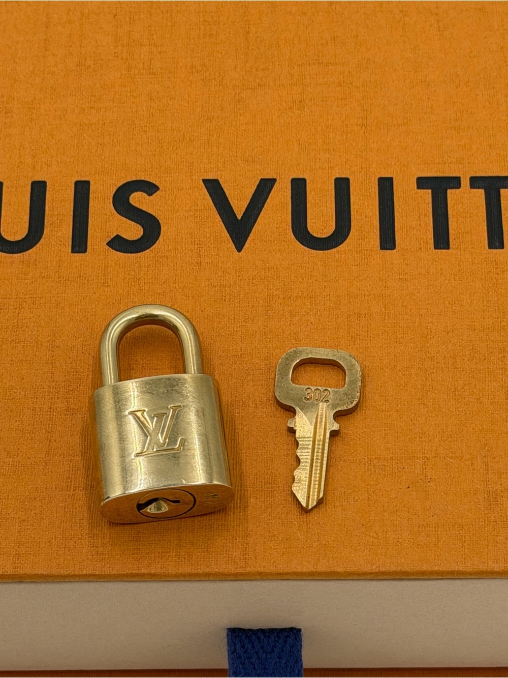 Authentic Louis Vuitton Lock with Key Set #302 - Picture 4 of 7